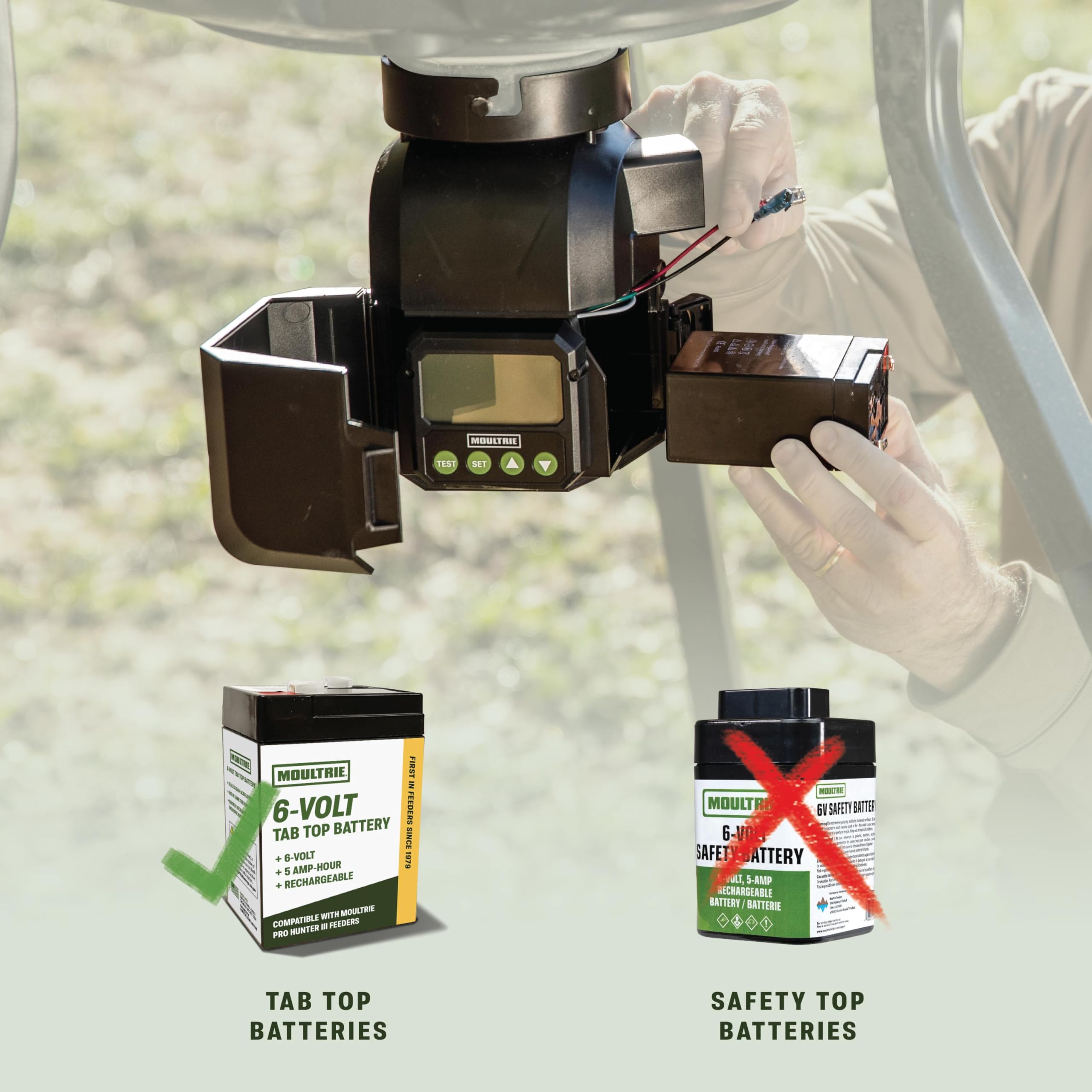 Moultrie Pro Hunter III feeder adjustable rpm settings for feed spread control
