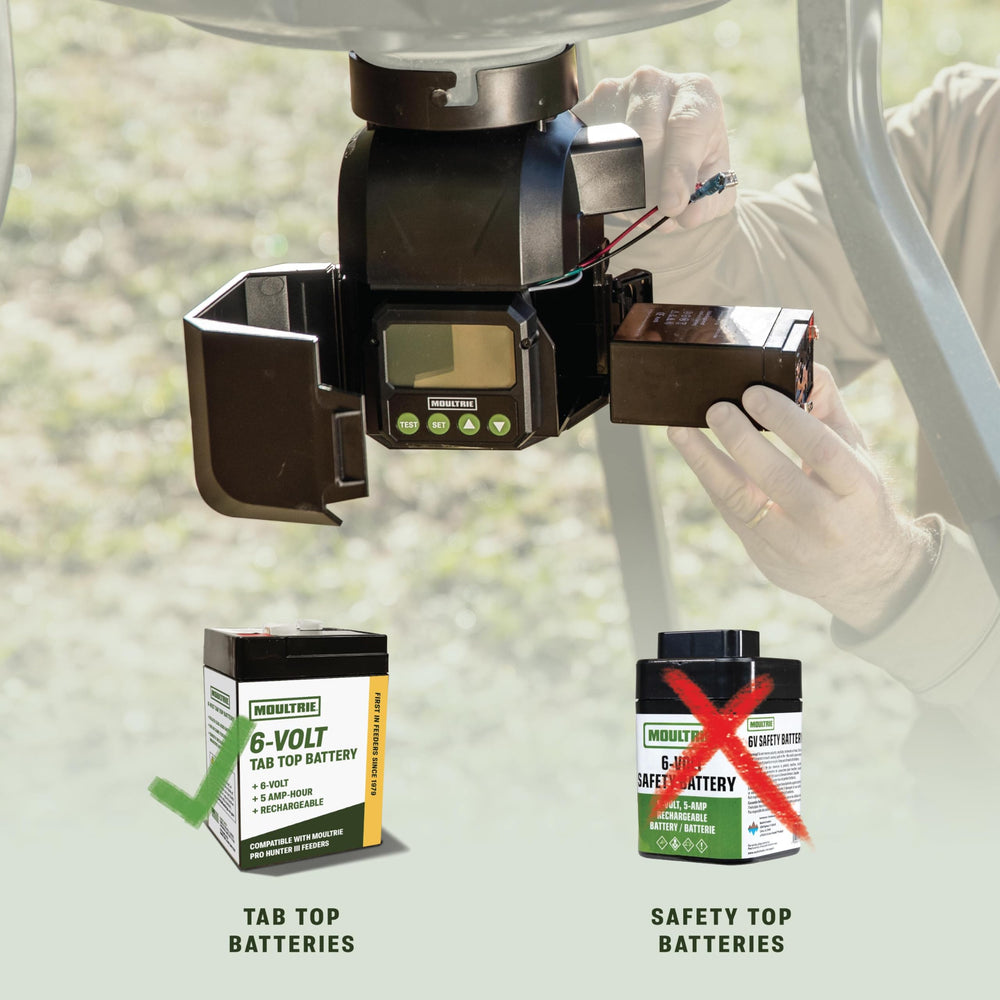 Moultrie Pro Hunter III feeder adjustable rpm settings for feed spread control