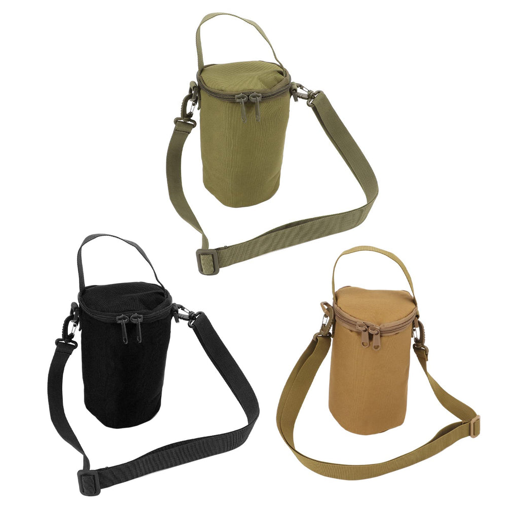 Moumouten gas cylinder cover in black provides rugged outdoor storage