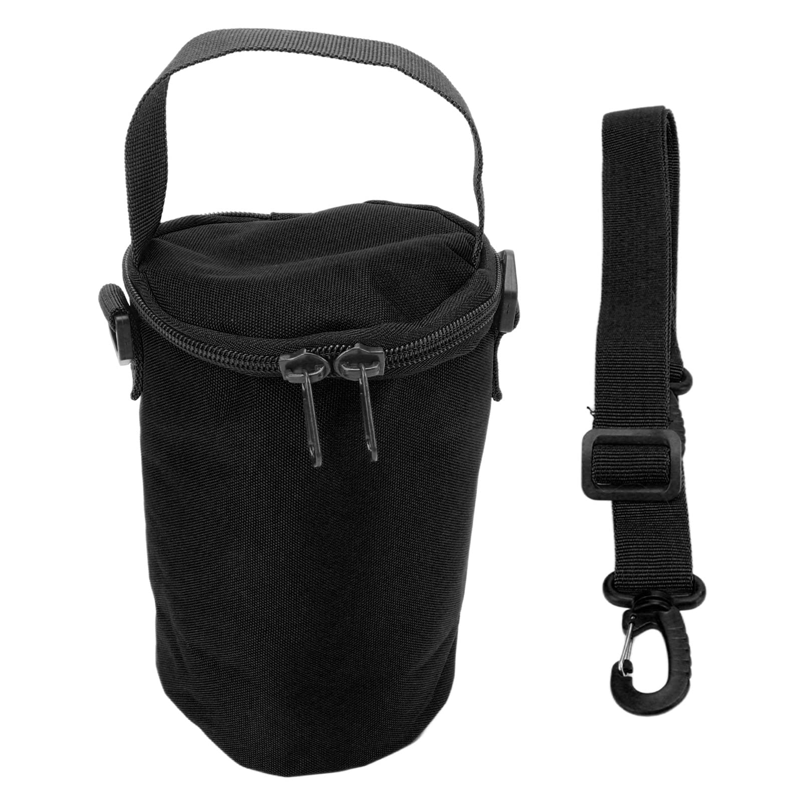 Moumouten gas cylinder cover front view shows rugged 1000D fabric for durability