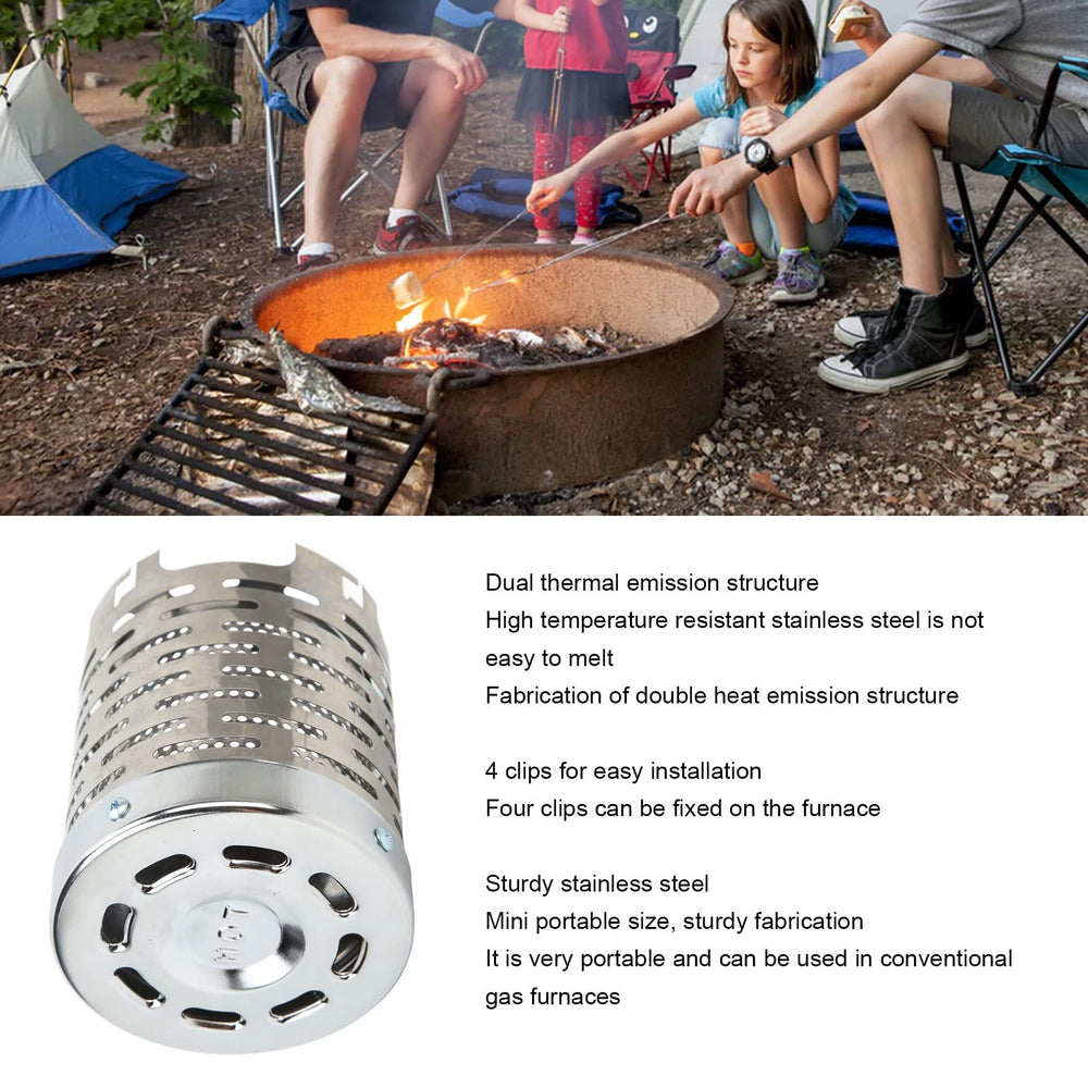 MOUMOUTEN durable steel construction resists wear on rugged camping trips.