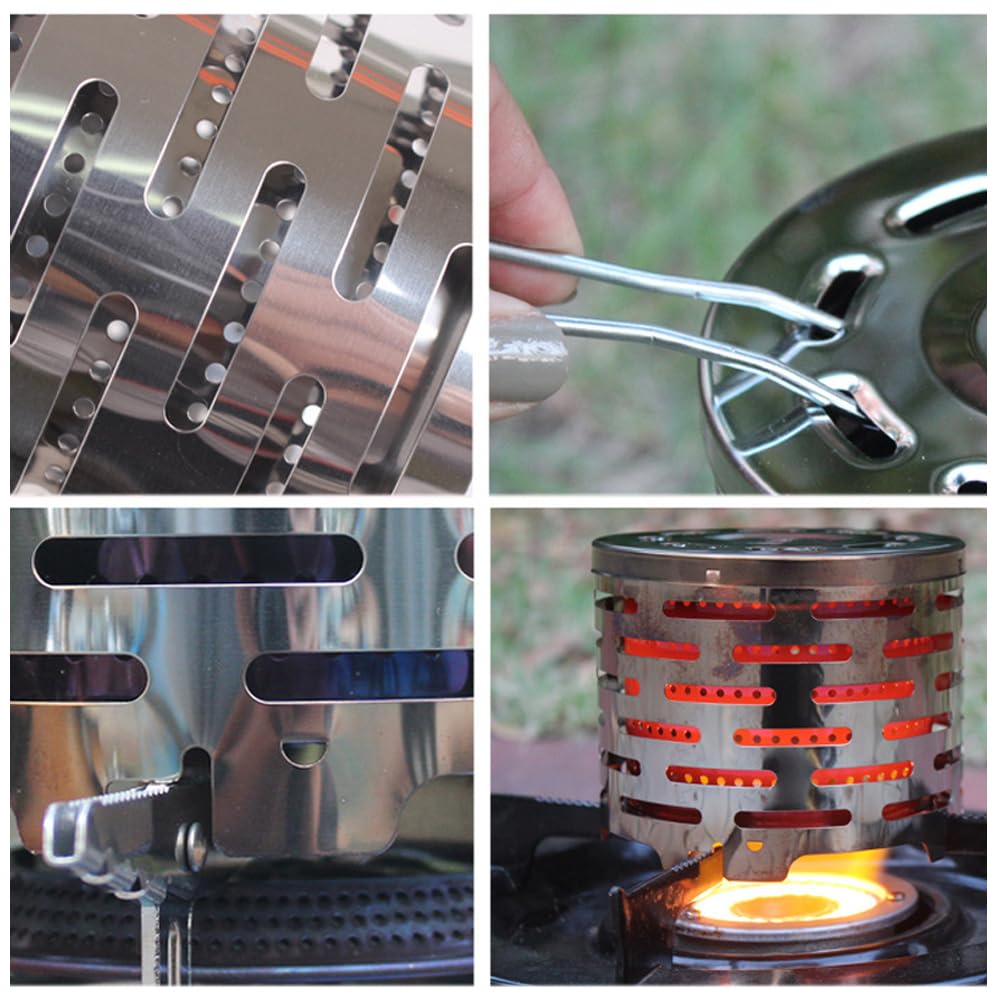 MOUMOUTEN tent heating cover protects gear while cooking and heating.