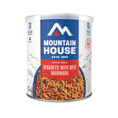 Mountain Essentials spaghetti beef marinara being rehydrated with hot water