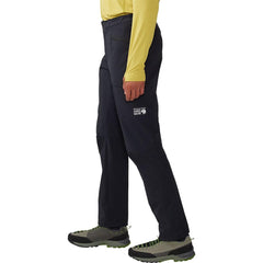 Mountain Hardwear Chockstone Alpine LT Pant belt close-up highlighting integrated belt.