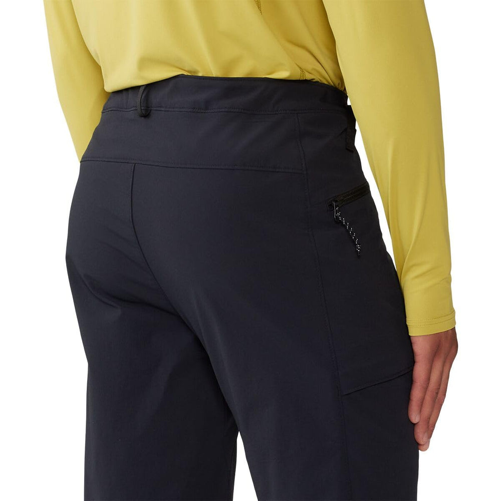 Mountain Hardwear Chockstone Alpine LT Pant zippered fly for secure closure.