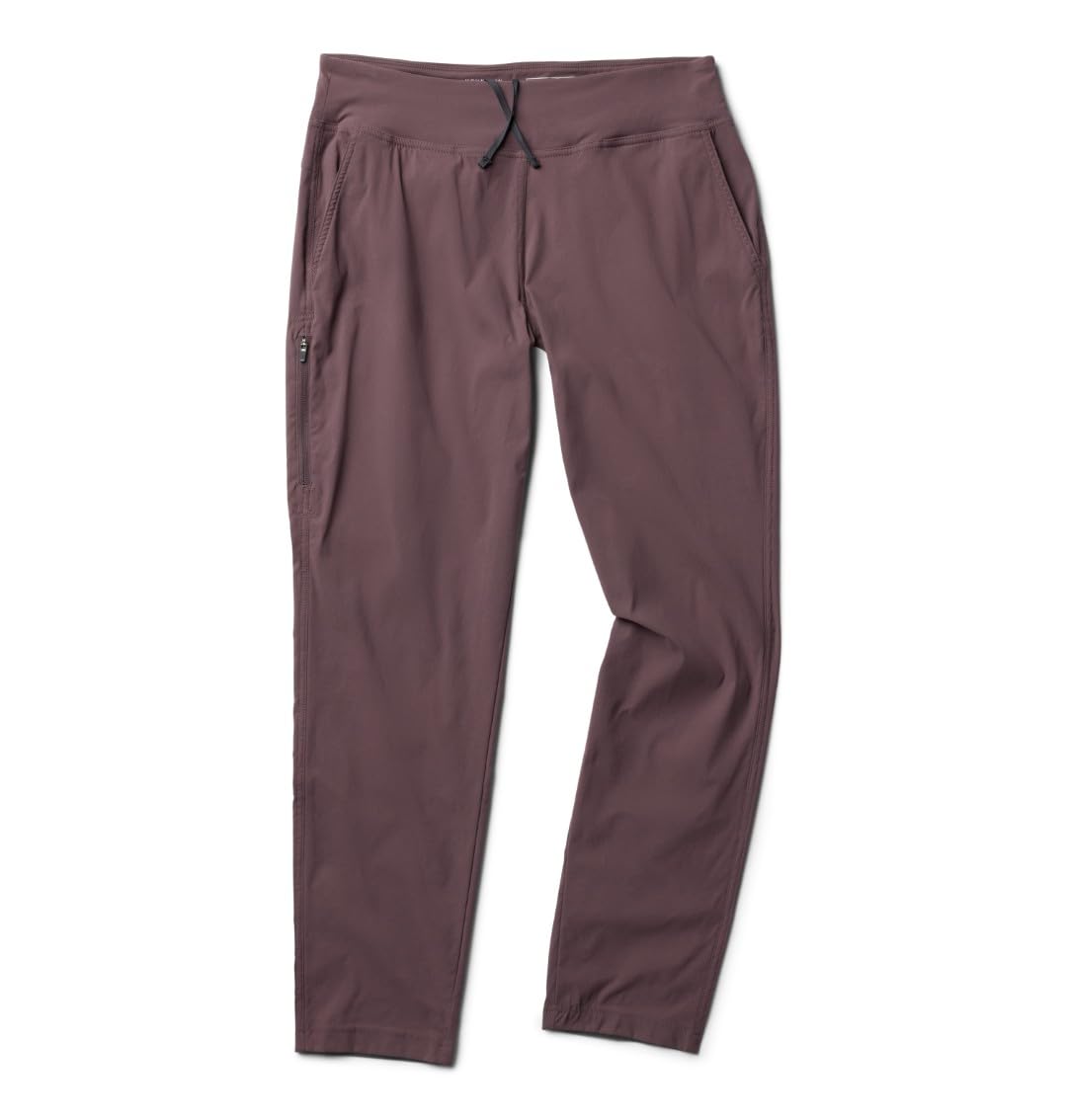 Mountain Hardwear Dynama Ankle Pant in Purple Sage, side view, ideal for all-day comfort.