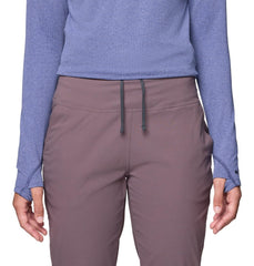 Mountain Hardwear Dynama Ankle Pant stretch waistband supports flexible movement.
