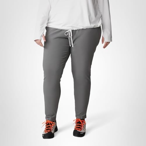 Mountain Hardwear Dynama Ankle Pant Sediment urban wear scene illustrates versatile all-day use.