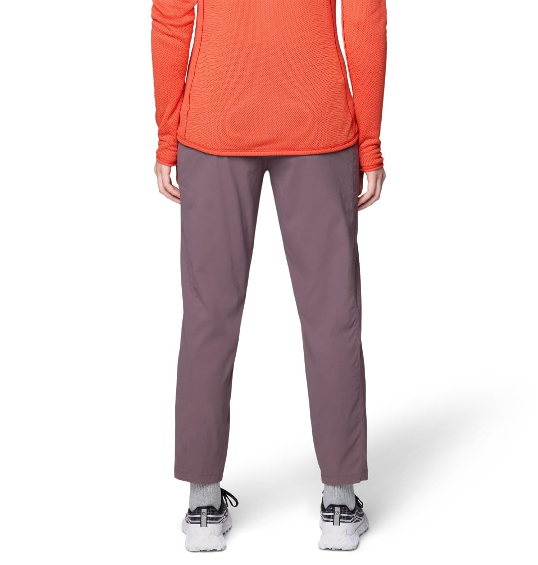 Mountain Hardwear Dynama pant side view, comfortable waistband and secure pockets for active days.