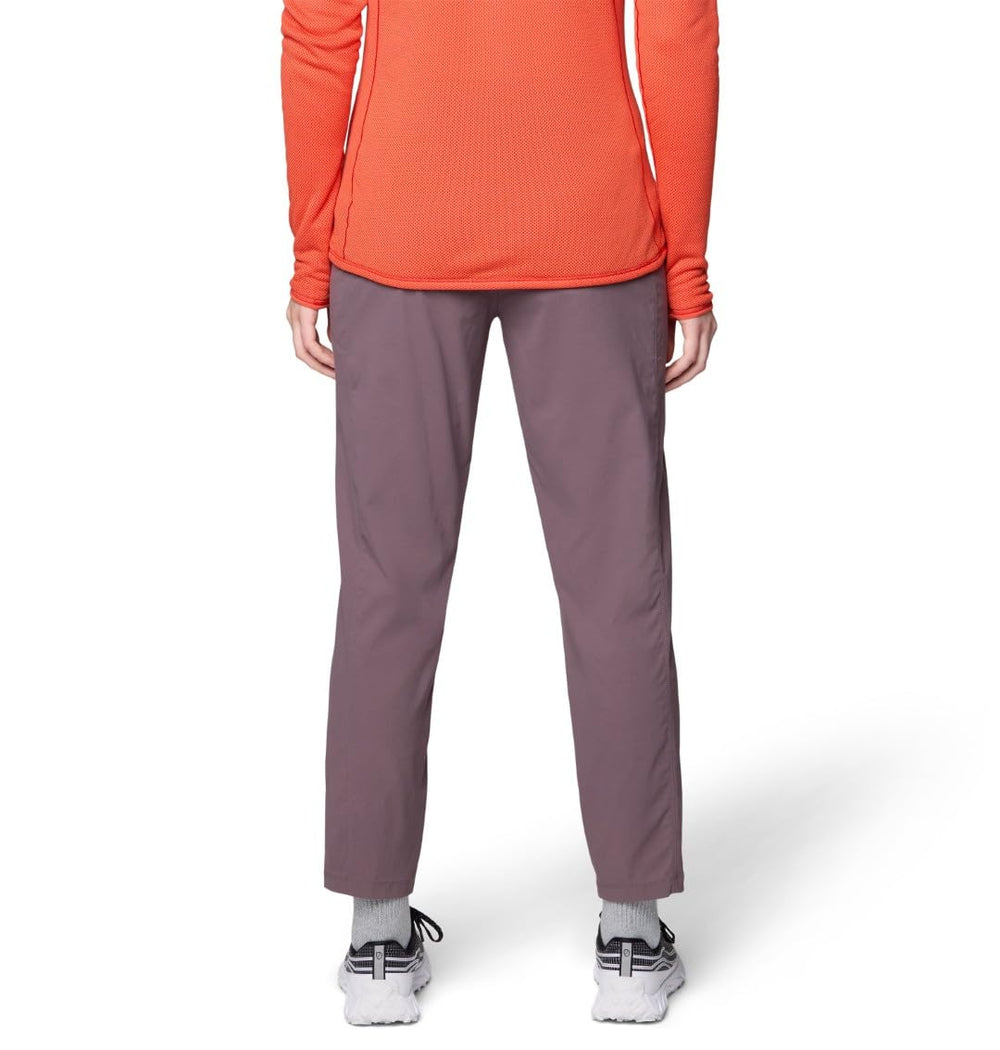 Mountain Hardwear Dynama pant side view, comfortable waistband and secure pockets for active days.