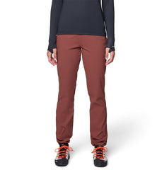 Mountain Hardwear Dynama Pant on trail offers UPF 50 sun protection and odor control.