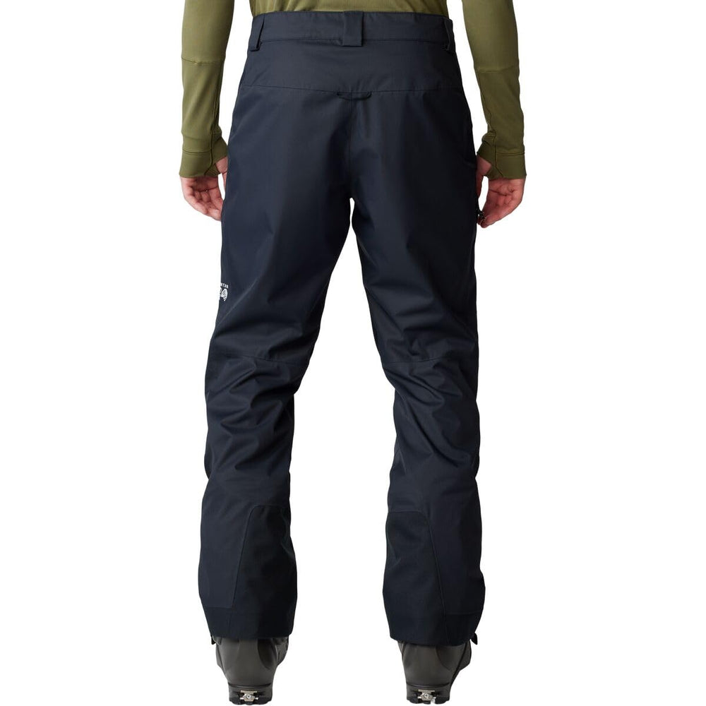 Mountain Hardwear Firefall Pant front closure with belt loops for secure fit.