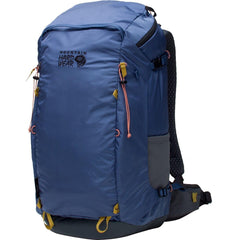 Mountain Hardwear JMT W 35L backpack front view in Northern Blue for day hikes