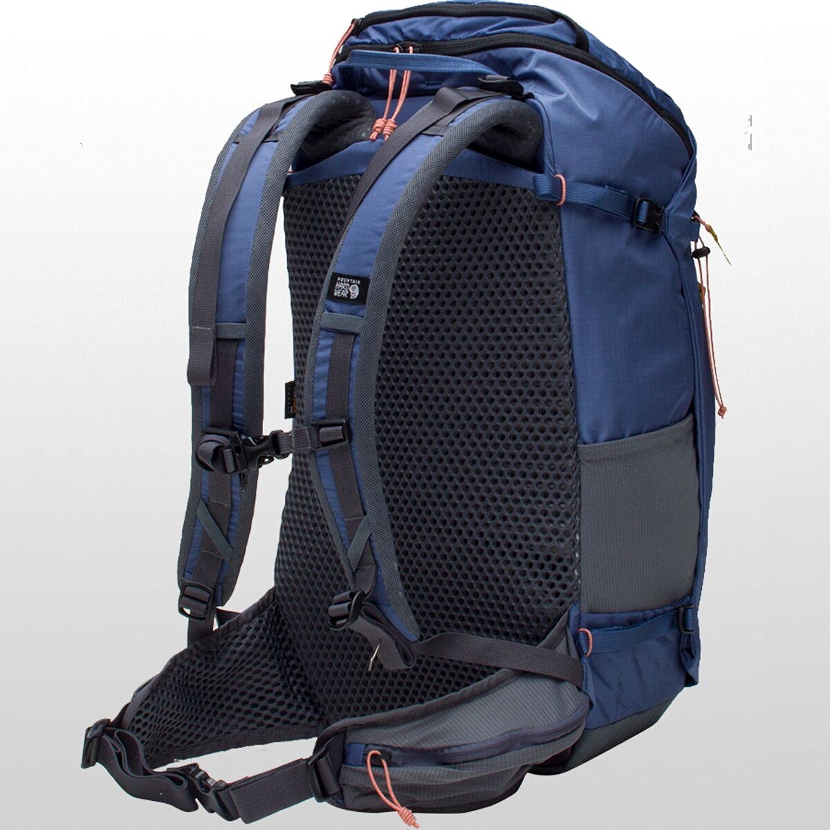 Mountain Hardwear JMT W 35L backpack side view shows versatility for day trips
