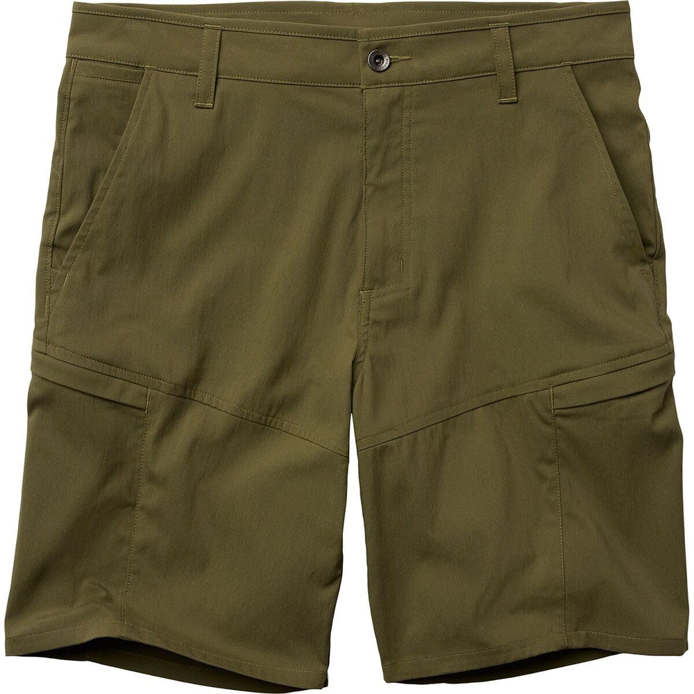 Mountain Hardwear AP Cargo Short knife pocket close-up demonstrates quick access carry.