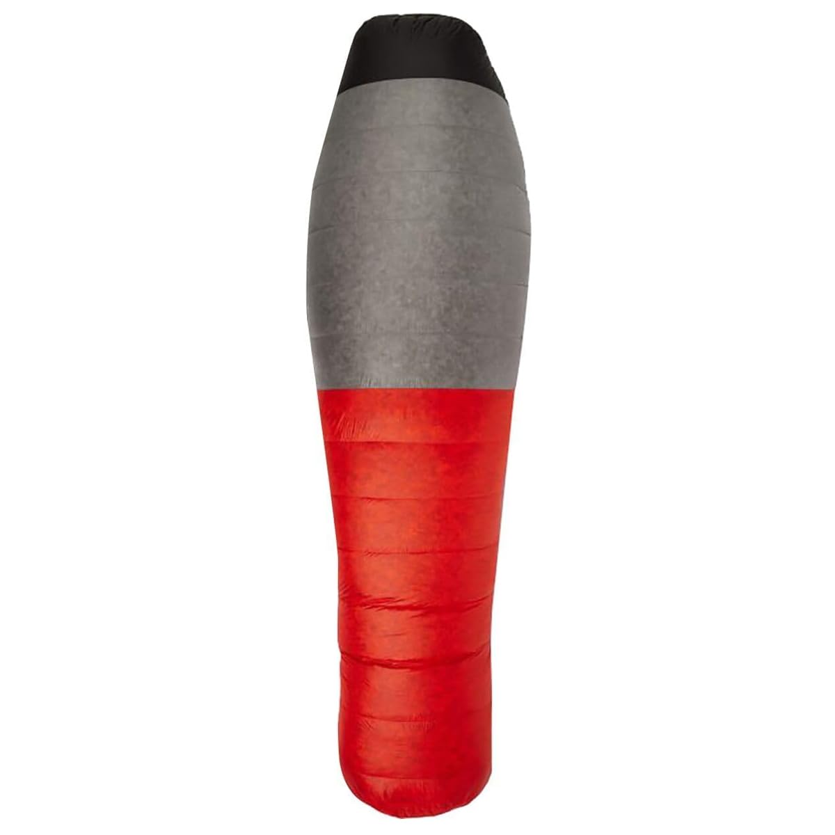 Mountain Hardwear Phantom 0° sleeping bag anti-snag zipper in use for easy ventilation.