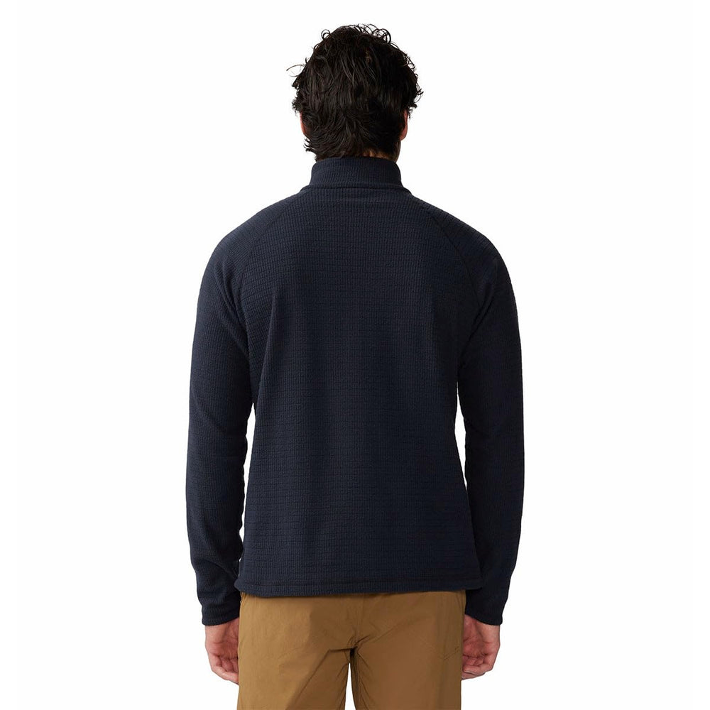 Mountain Hardwear Summit Grid front-zip offers quick venting during active hikes.