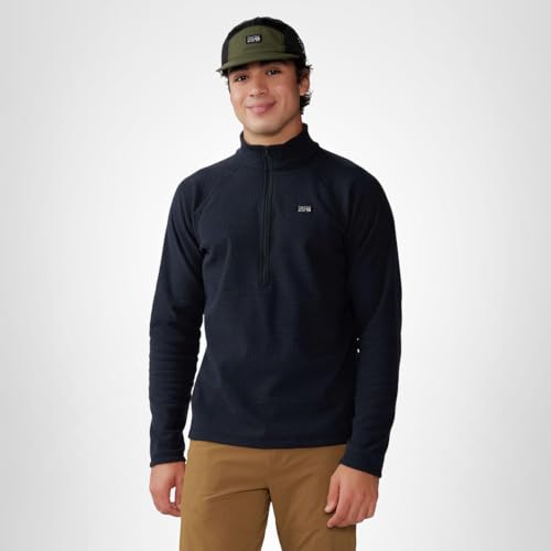 Mountain Hardwear Summit Grid on-trail midlayer suits chilly evenings.