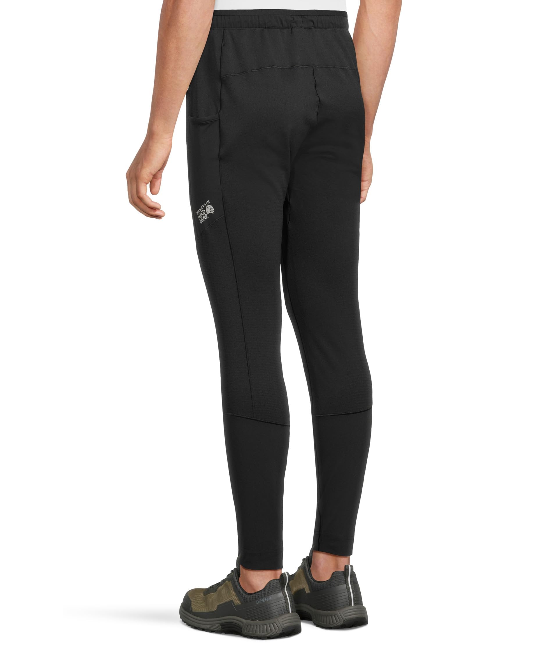 Mountain Hardwear Up First Tech Fleece Pant left side pocket, secure storage.