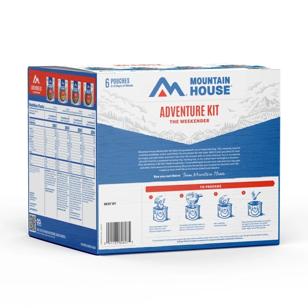 Mountain House Beef Stroganoff with Noodles pouch delivers comforting dinner in minutes.