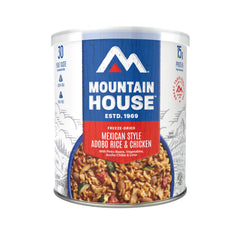 Mountain House gluten-free Adobo Rice & Chicken pouch for camping meals