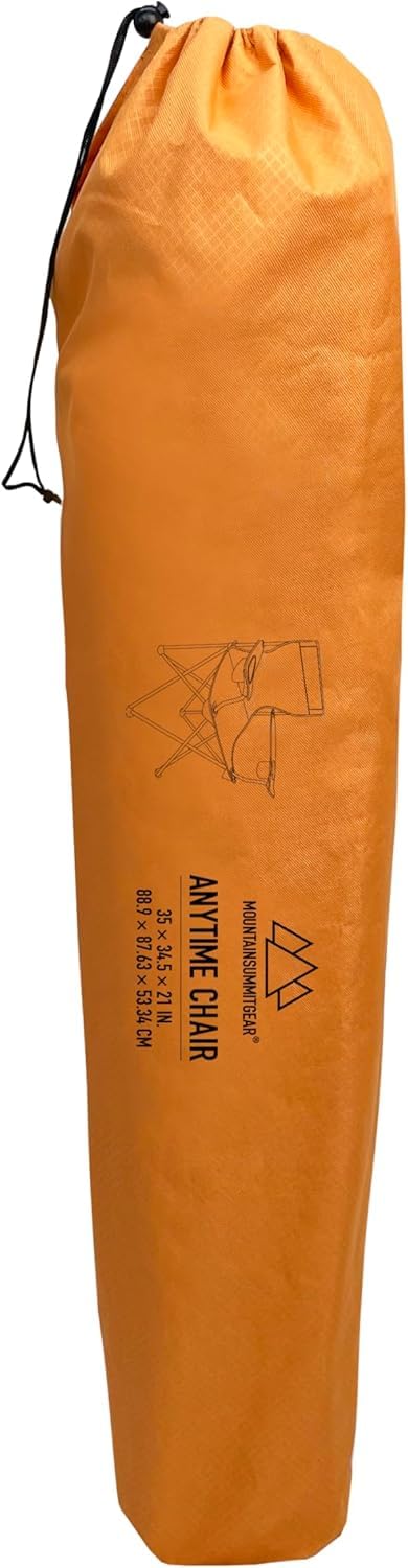 Mountain Summit Gear Anytime Chair with carry bag ready to go