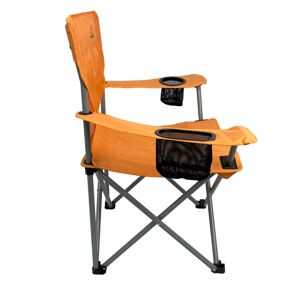 MOUNTAIN SUMMIT GEAR Anytime Chair set up outdoors for camping or events