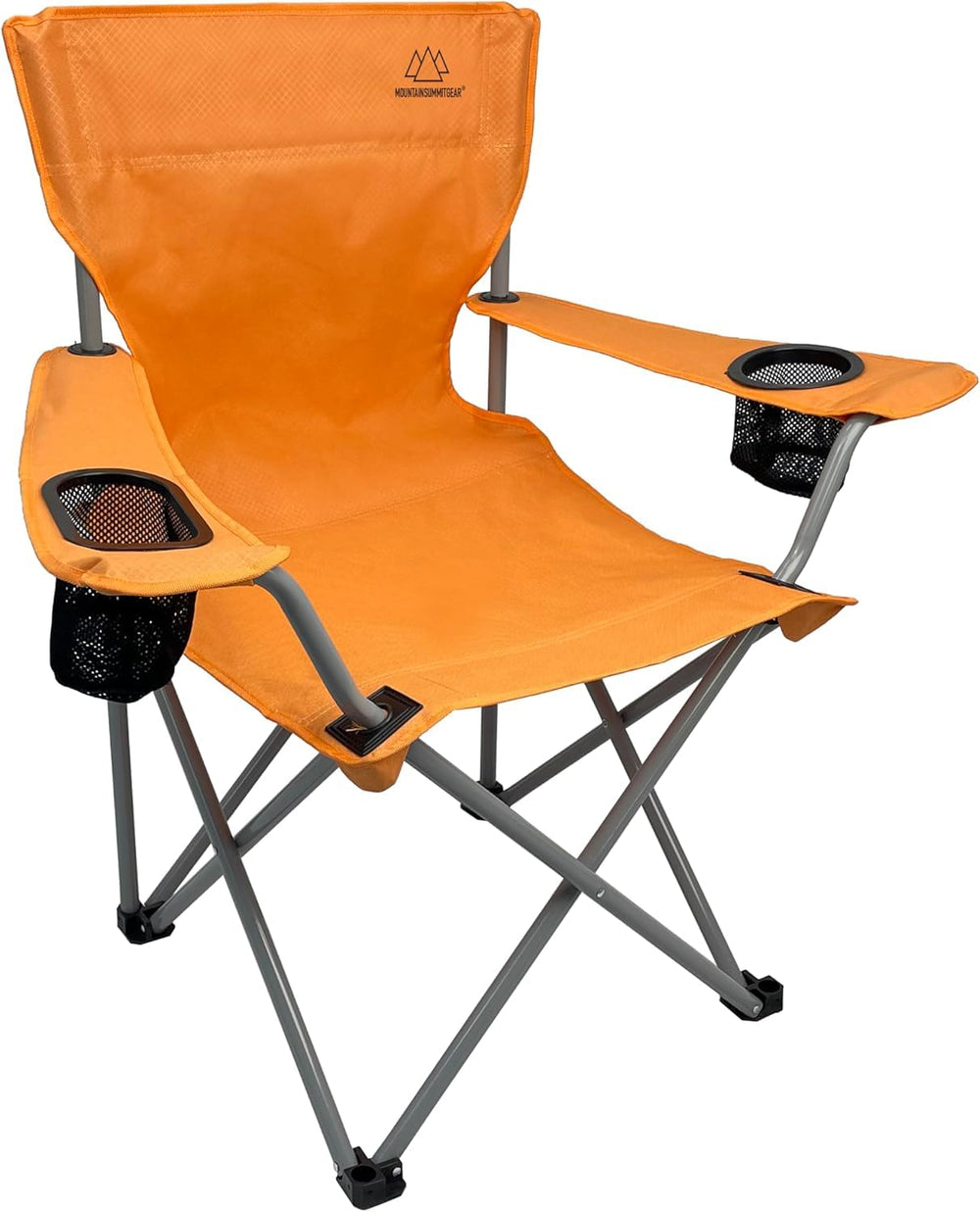 Mountain Summit Gear Anytime Chair durable fabric withstands outdoor conditions