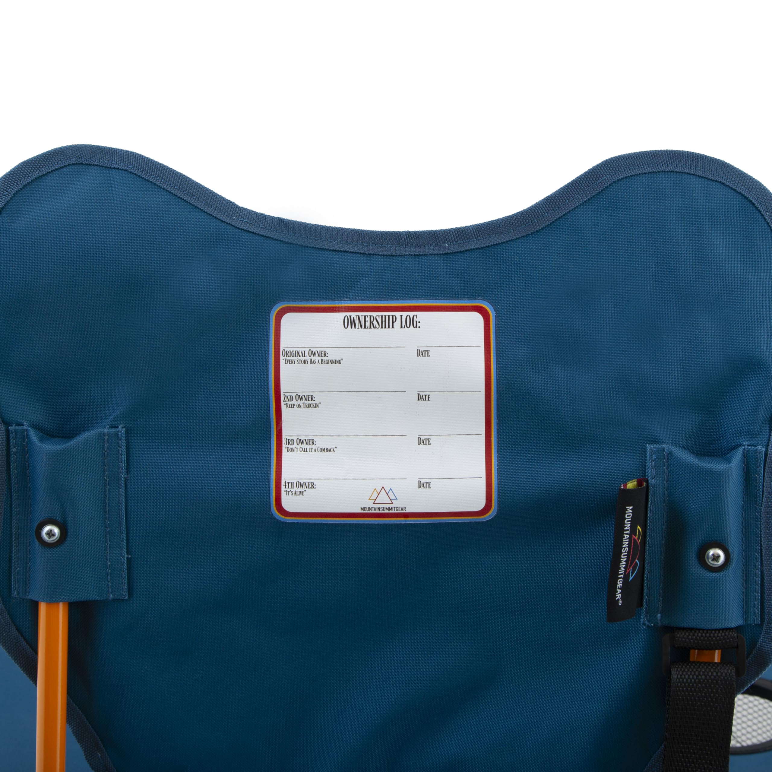 Mountain Summit Gear carrying case keeps chair secure and easy to transport.