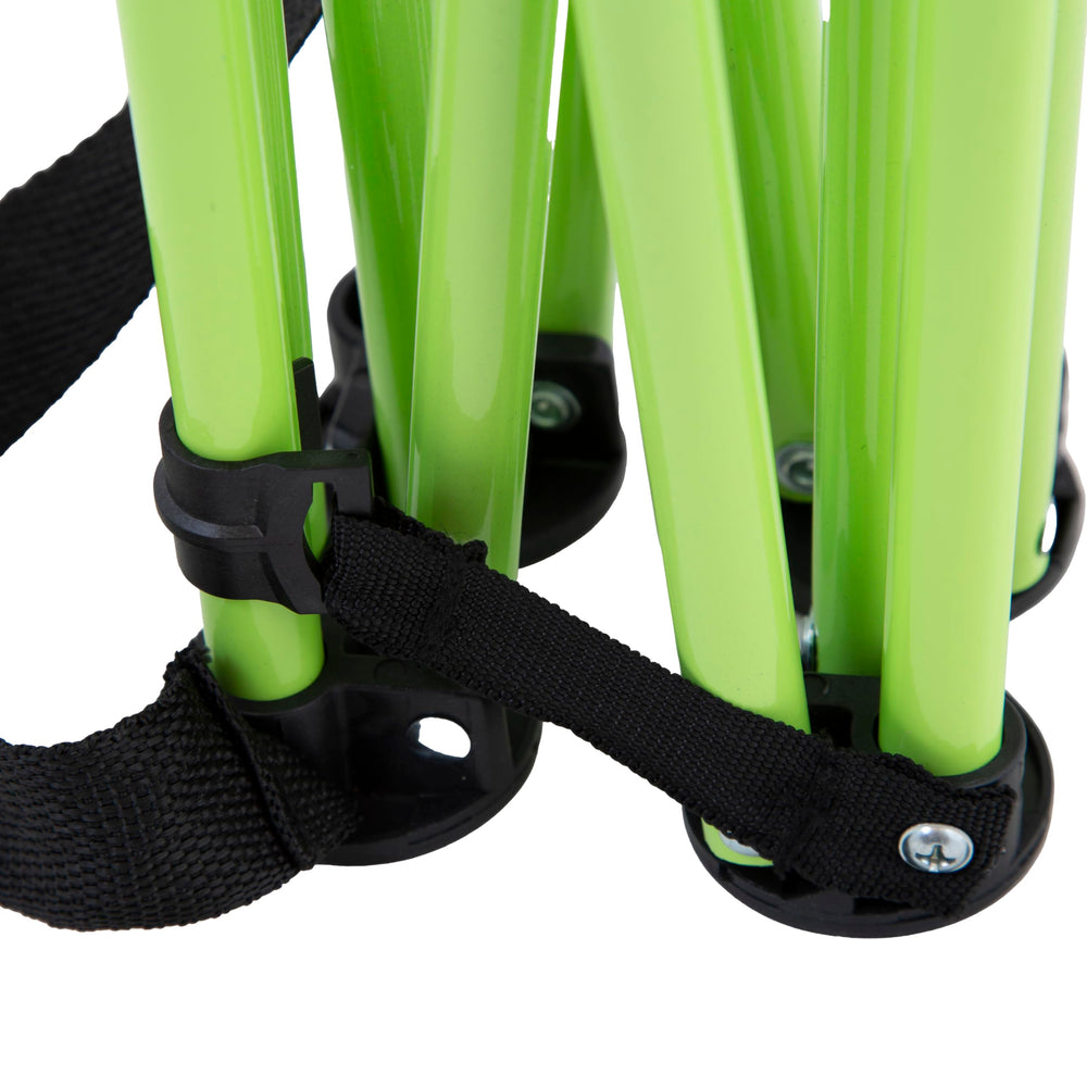 Mountain Summit Gear Kids Chair folded with carrying case for easy transport.