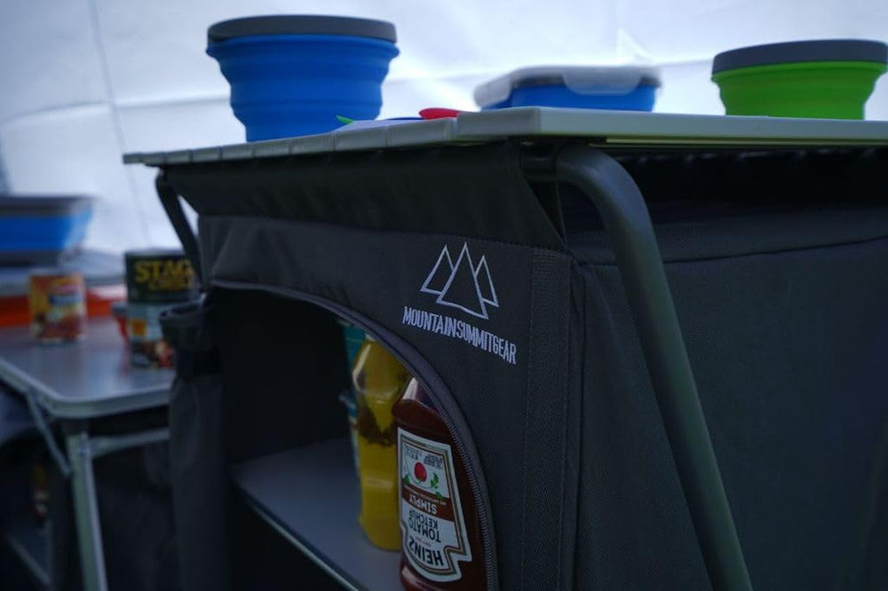 Mountain Summit Gear mesh vent back improves airflow for food storage