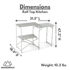 Mountain Summit Gear weather-resistant aluminum body withstands rugged outdoor use.