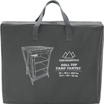 Mountain Summit Gear weather-resistant roll-top tabletop ready for varied conditions