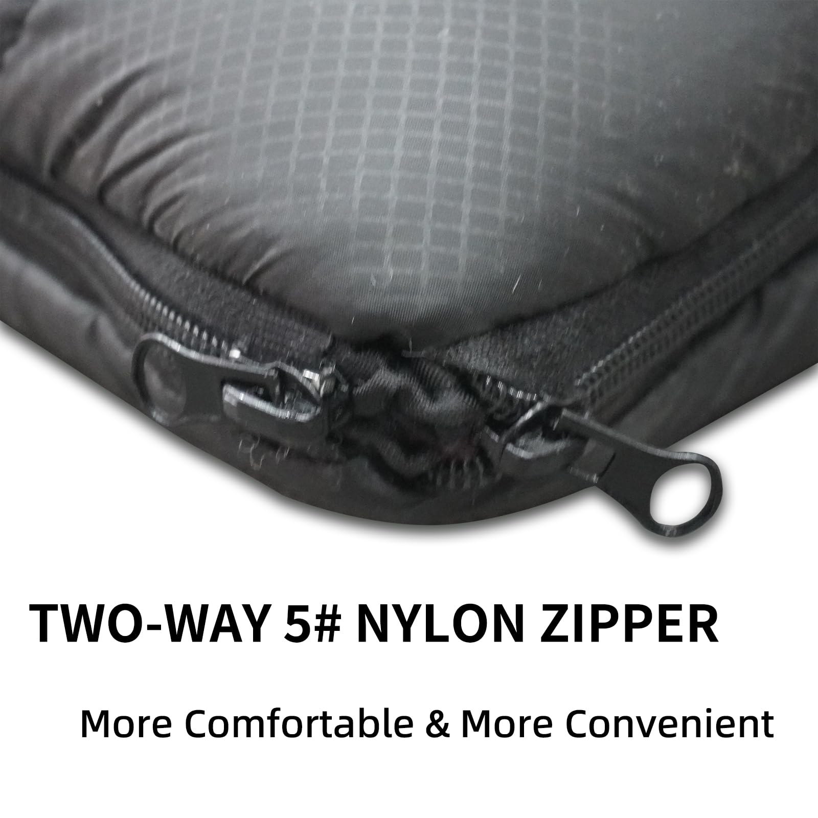 Mountainlodge cotton sleeping bag open-blanket mode ideal for indoor naps.