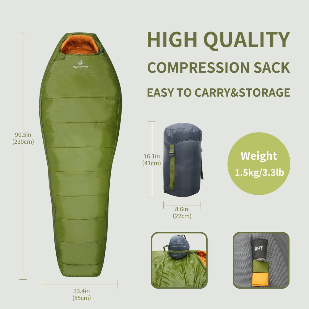 Mountainlodge Shingle shell made of 20D nylon ripstop with DWR for weather protection