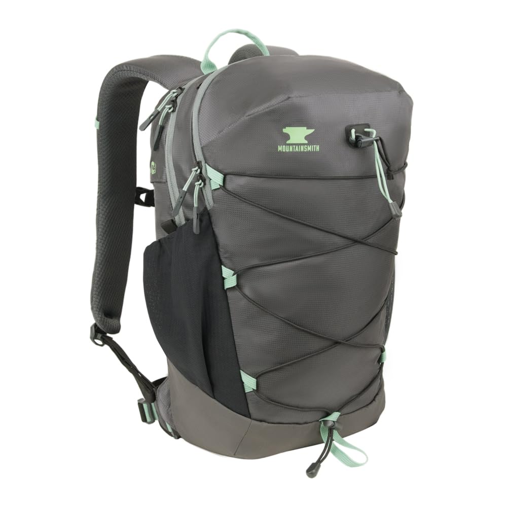 Mountainsmith Apex 20 Backpack Phantom front view, ideal for day hikes with organized pockets.