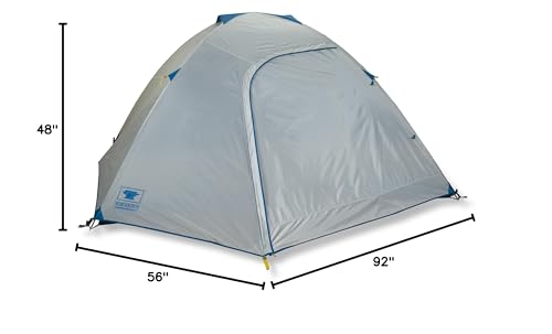 Bear Creek 2P tent packaged for compact camping transport.