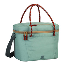 Mountainsmith Cooler Cube front view in frost blue for versatile outdoor storage.
