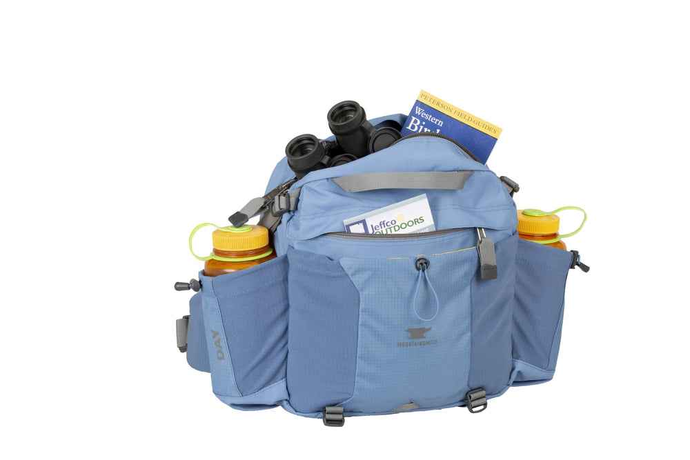 Mountainsmith Day Lumbar Pack Coronet Blue color ready for outdoor adventures