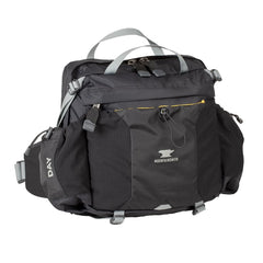 Mountainsmith Day Lumbar Pack front view with dual water bottle pockets for easy hydration.