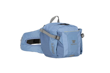 Mountainsmith Drift lumbar small waist pack front view, ideal for easy access during hikes.
