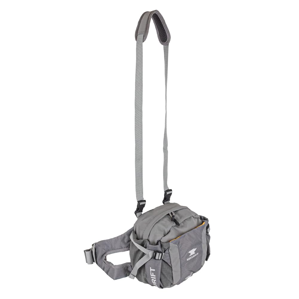 Drift pack with convertible strap enabling over-shoulder carry