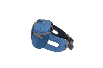 Mountainsmith Drift lumbar small waist pack side view showing water bottle pockets for hydration.