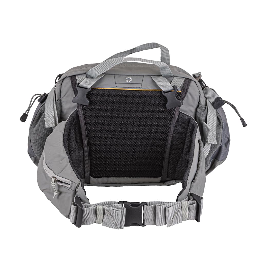 Back panel padding provides comfortable support during long hikes.