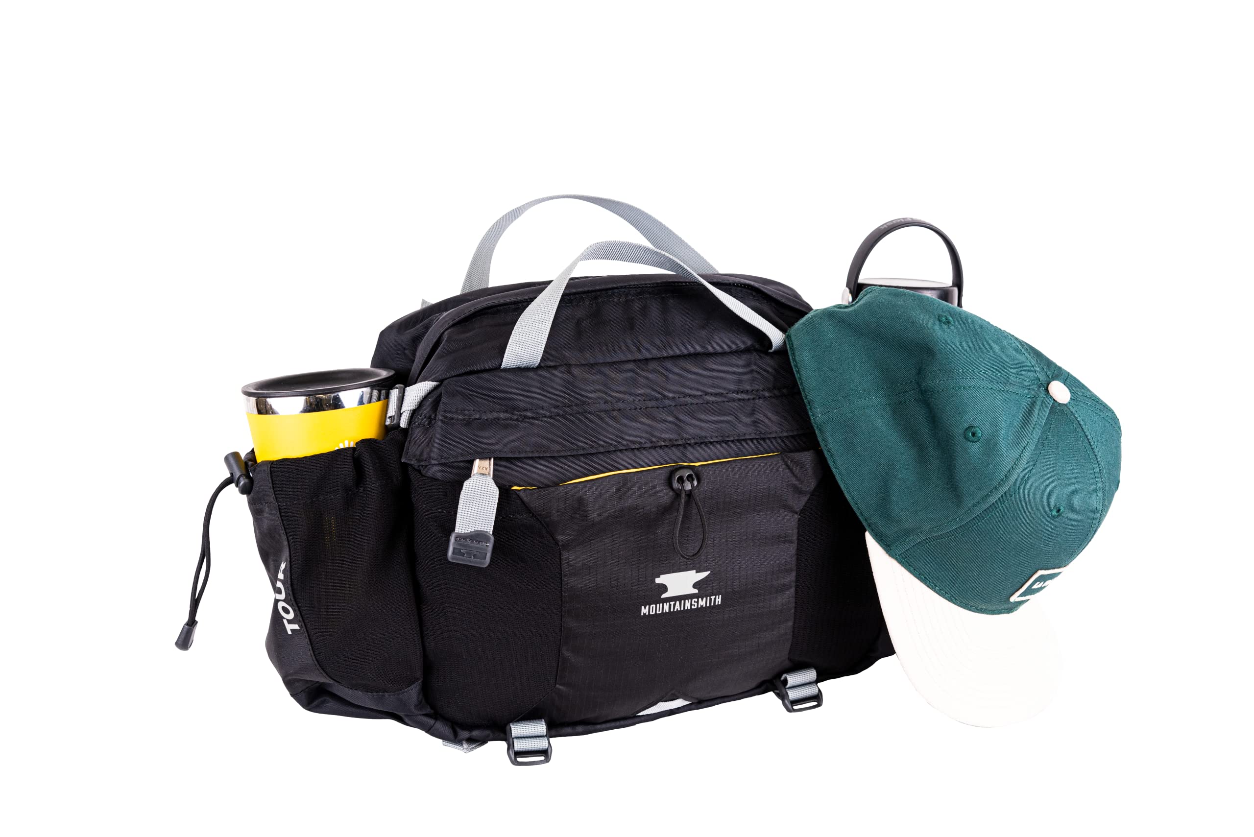Mountainsmith Tour lumbar pack interior compartments organized for travel