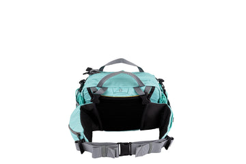 Mountainsmith Tour lumbar waist pack back panel padding for comfortable all-day wear.