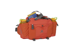 Mountainsmith Tour back panel padding demonstrates comfortable support on long treks