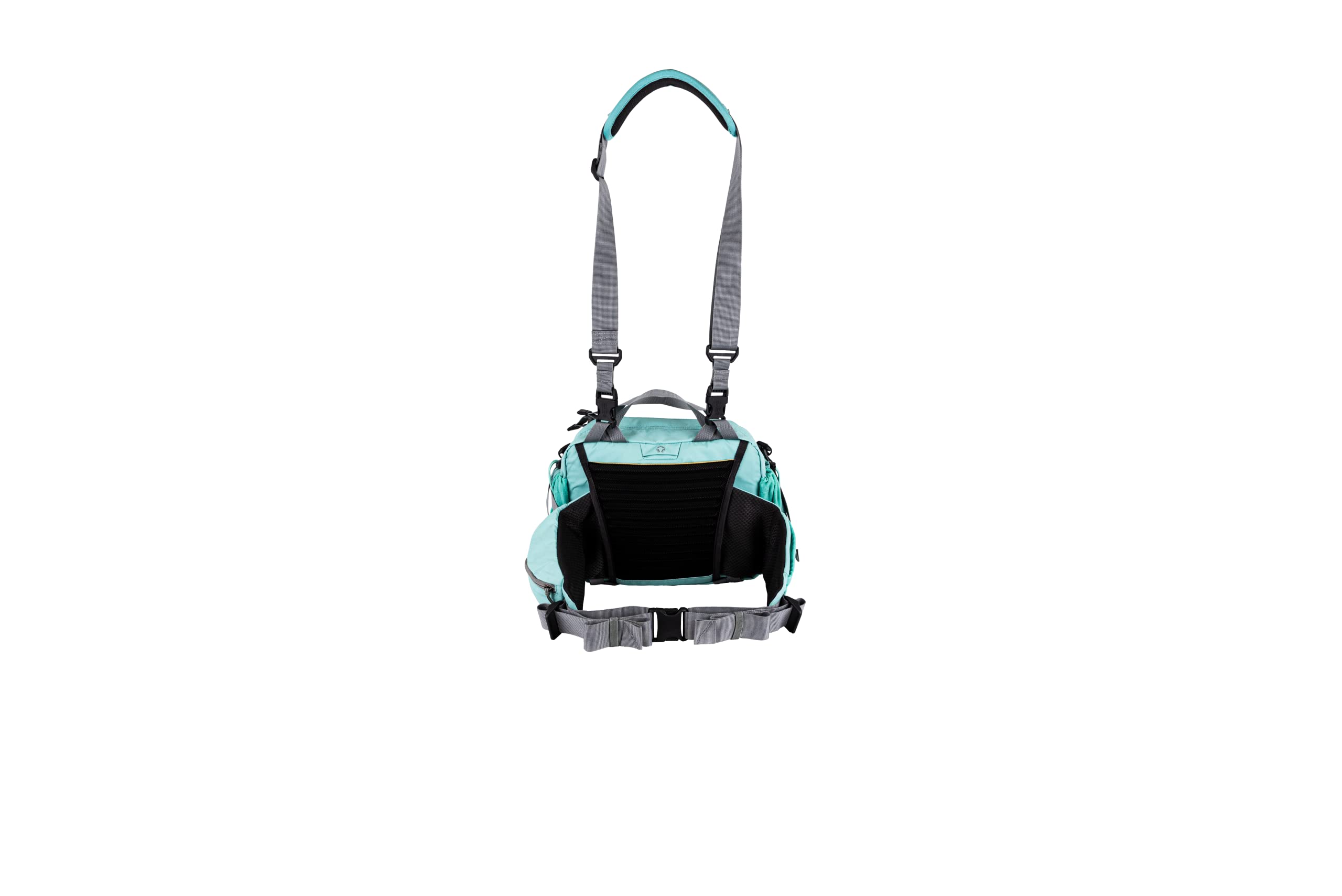 Mountainsmith Tour lumbar waist pack interior zip pocket for valuables.