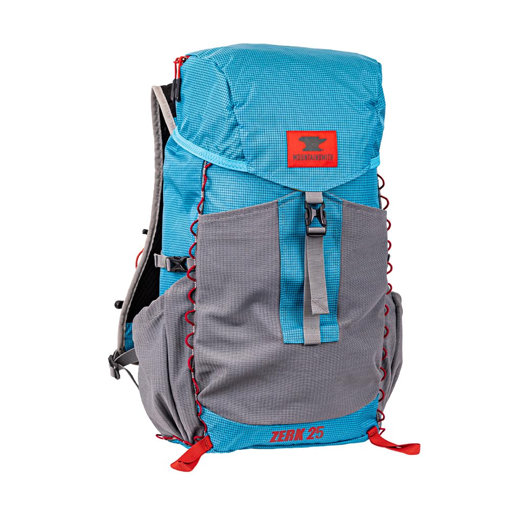 Mountainsmith Zerk 25L front view highlights ultralight design for fast, comfortable day hikes