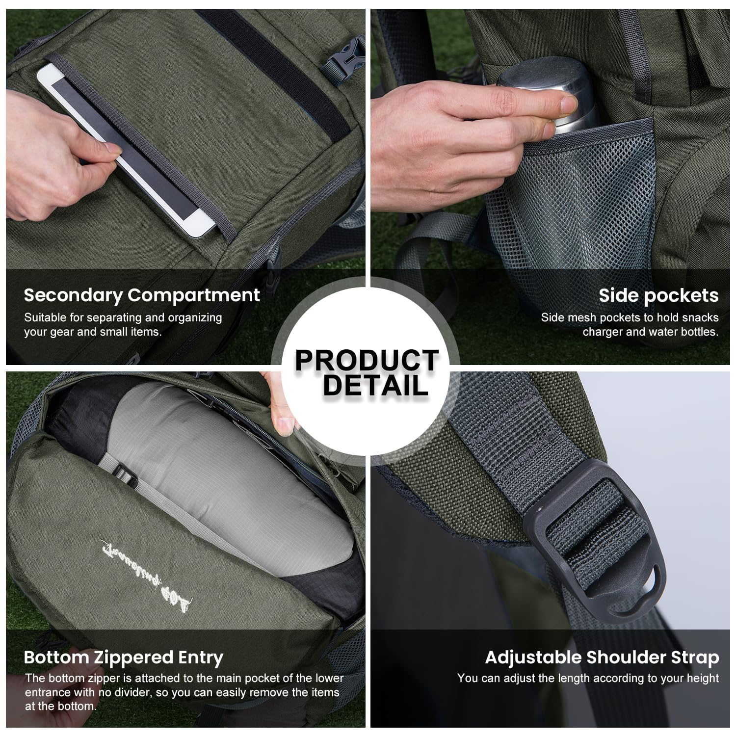 MOUNTAINTOP 40L backpack color variants for outdoor style.